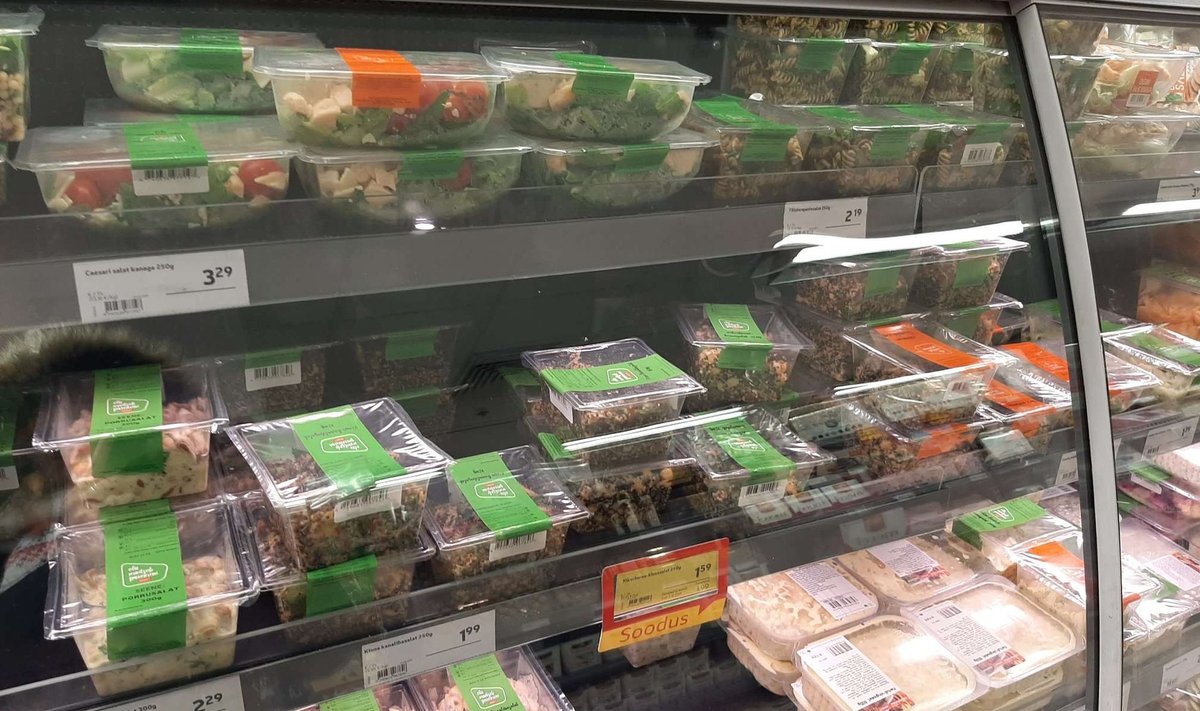 Delfi Ärilehe lugeja sai halva üllatuse osaliseks, kui avas Põhja Pst. Rimist ostetud kinoa-oliivisalati.