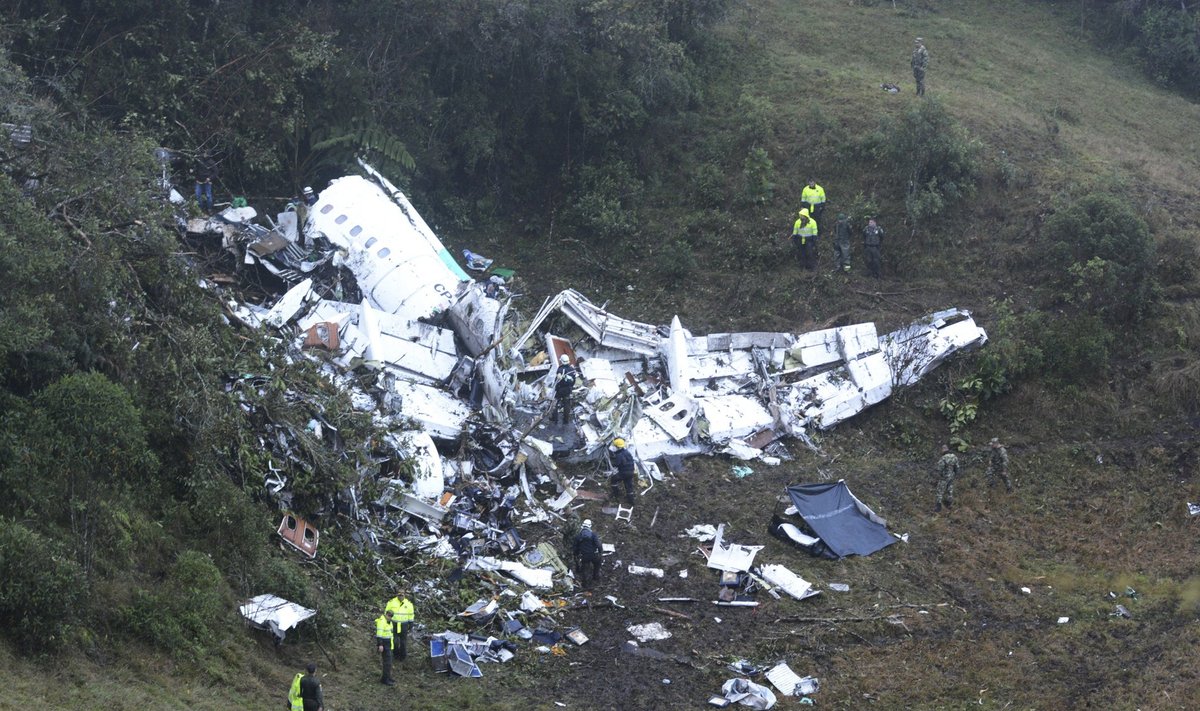 Colombia lennuõnnetus
