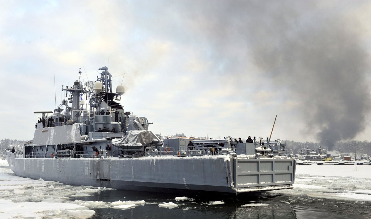 Финский военный корабль FNS Pohjanmaa