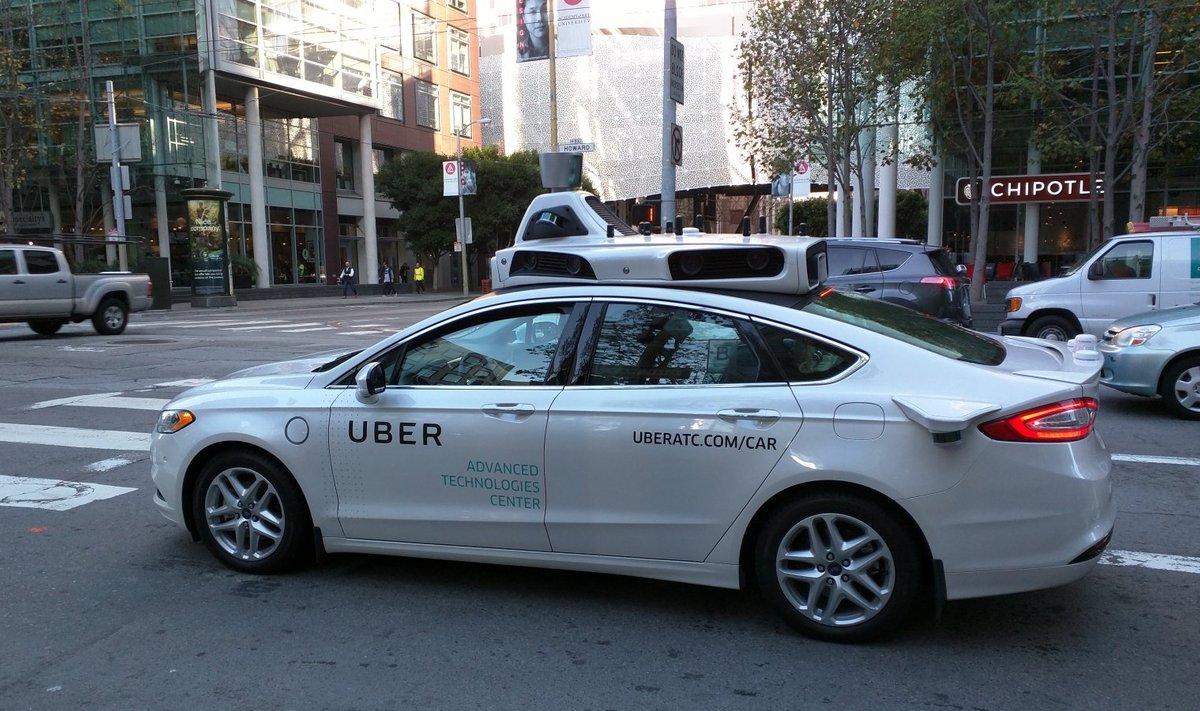 Uber testib oma isejuhtivat autot USA-s San Franciscos. (Foto: Wikimedia Commons / Diablanco)