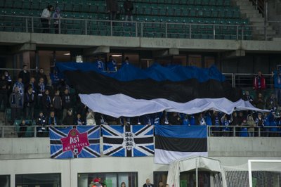 A. Le Coq Arena Eesti vs Aserbaidžaani mängu ajal