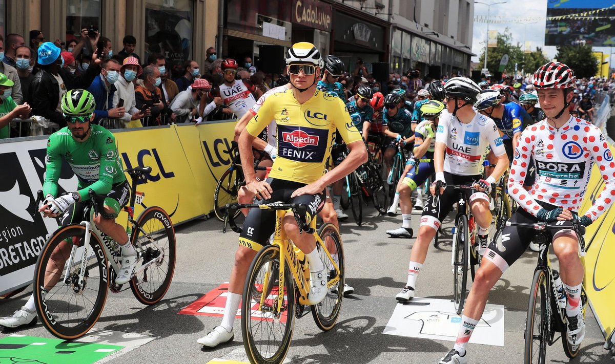 Tour de France, kollases Julian Alaphilippe