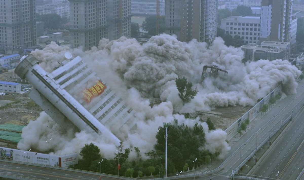 Shenyangi ilmajaama hoone lasti õhku.