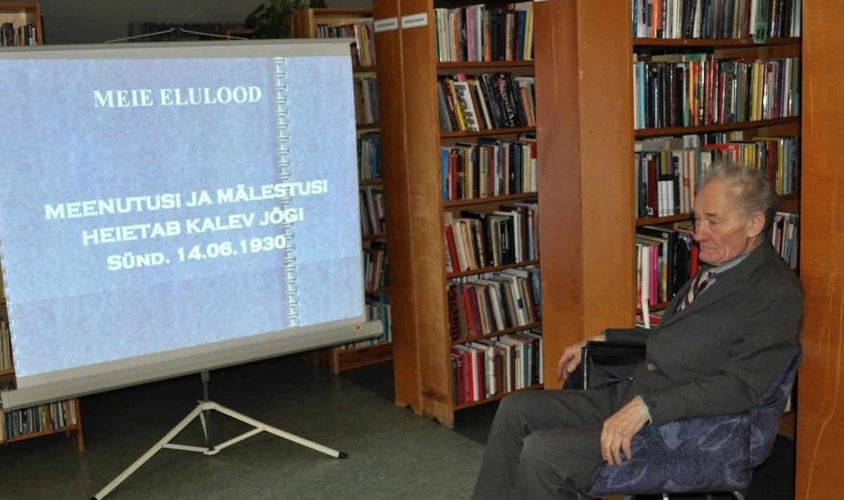 Esimese muuseumi ja raamatukogu koostöös sündinud mälestusteõhtu sisustas Kalev Jõgi