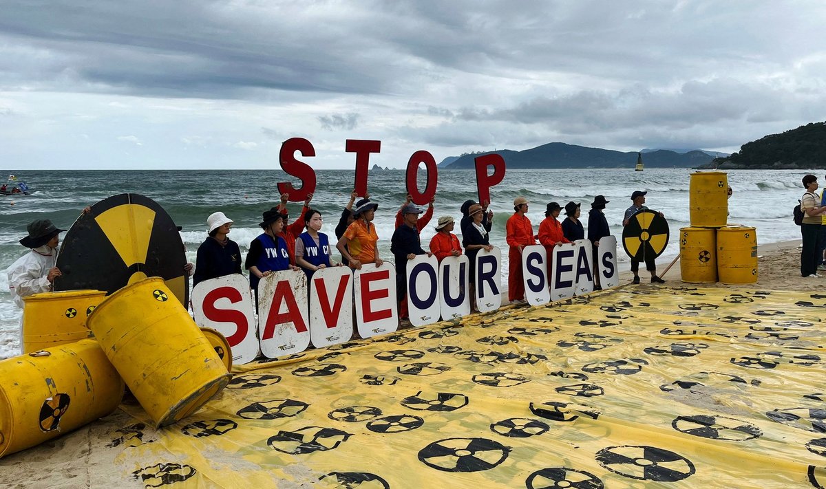 JAPAN-FUKUSHIMA/SOUTHKOREA-PROTEST