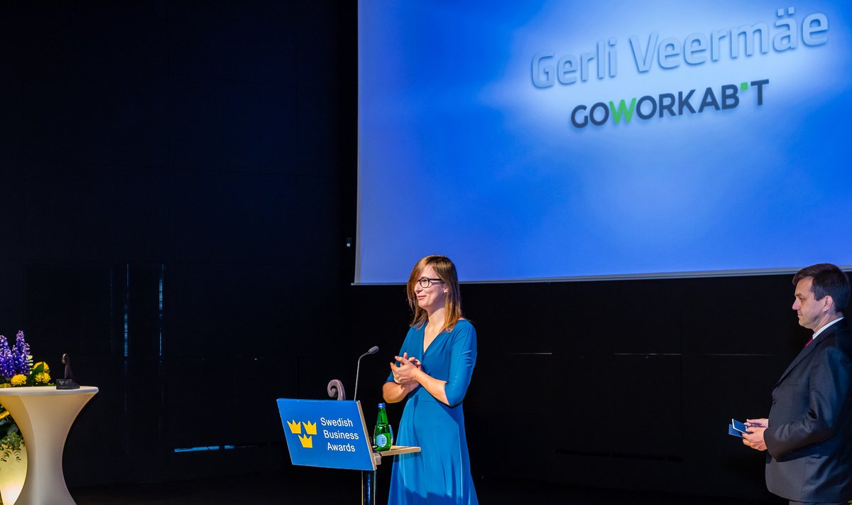 Rootsi Äriauhind 2015 noore ettevõtja auhinna pälvis Gerli Veermäe.