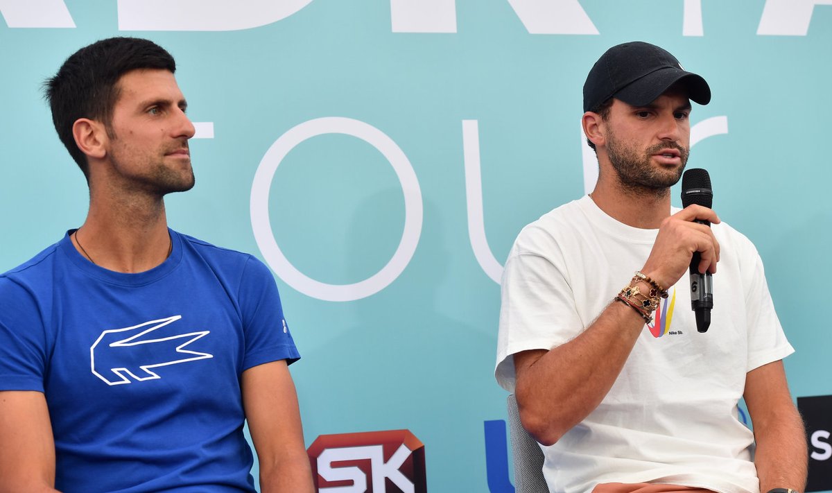 Novak Djokovic ja Grigor Dimitrov