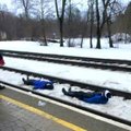 Дети затеяли опасную игру на железнодорожной станции Арукюла