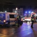 ФОТО: В Таллинне около торгового центра Кристийне произошла тяжелая авария, пострадали четверо