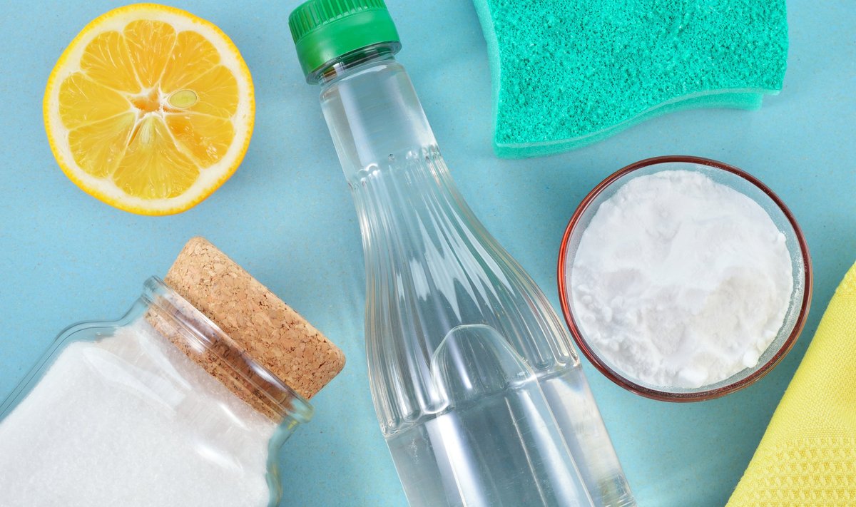 Sooda, äädikas ja sidrunhape on võimsad looduslikud puhastusvahendid.