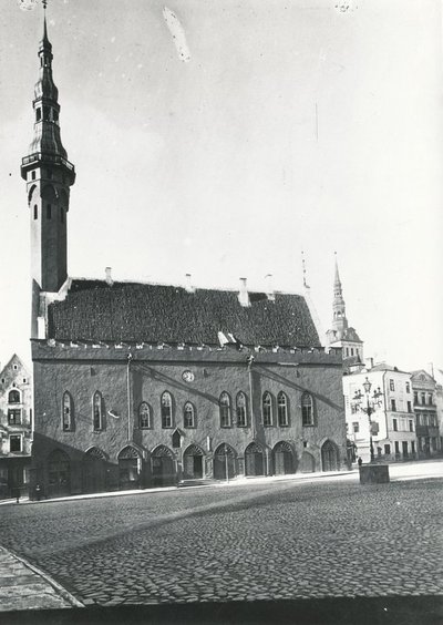 Raekoda 1920. aastatel. Foto: Eesti Spordi- ja Olümpiamuuseum
