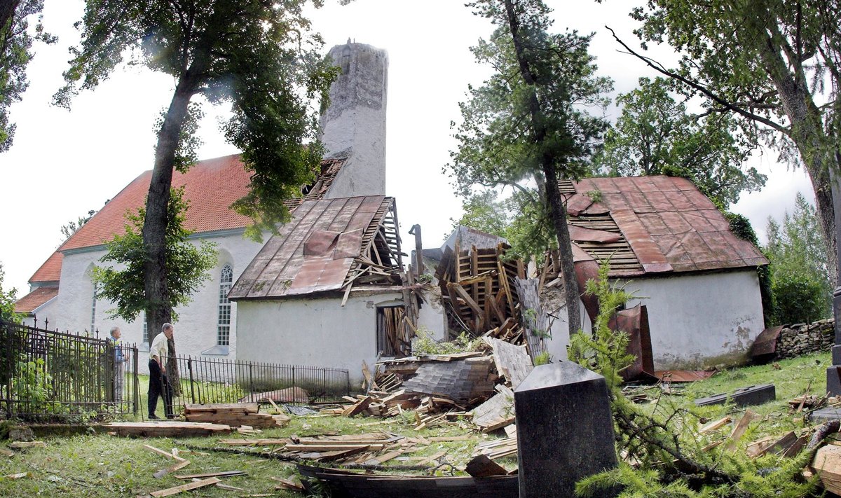 Oma suurima purustava jõu saavutas 2010. aasta maru Väike-Maarjas.