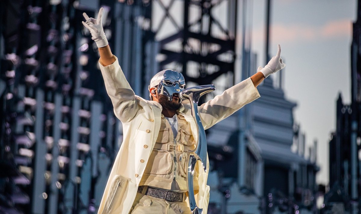 KAUAOODATUD TÄHT The Weeknd Tallinna lauluväljakul.