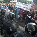 OVD-Info andmetel vahistati pensionireformi vastastel meeleavaldustel Venemaal üle tuhande inimese