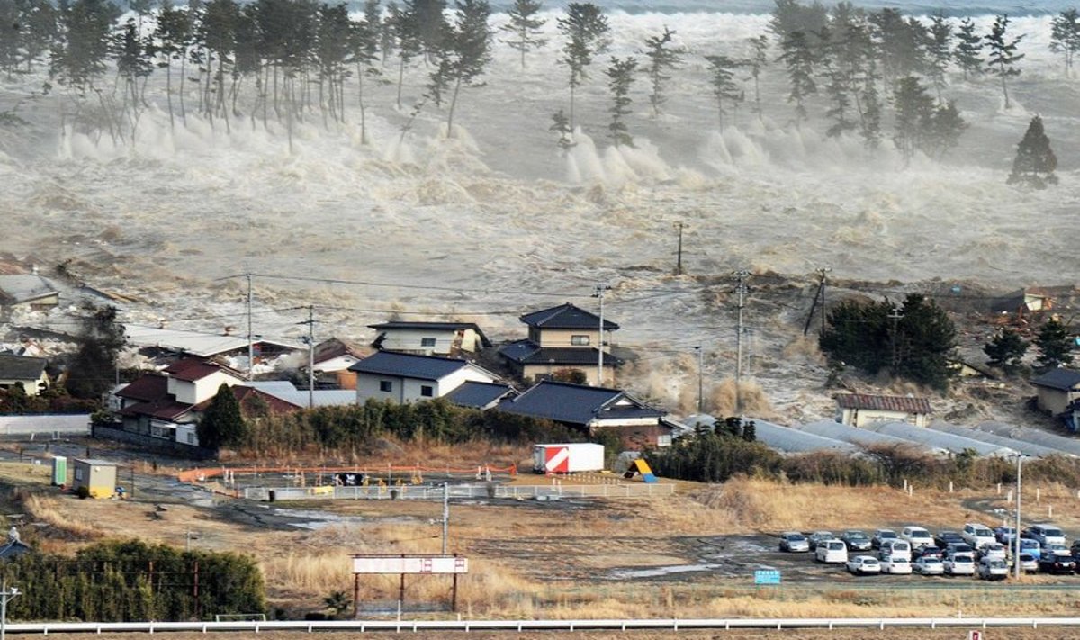 Maavärin Jaapanis, tsunaami