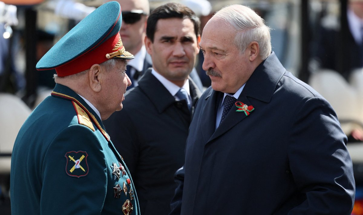 Valgevene valitseja Aljaksandr Lukašenka (paremal) möödunud teisipäeval Moskvas
