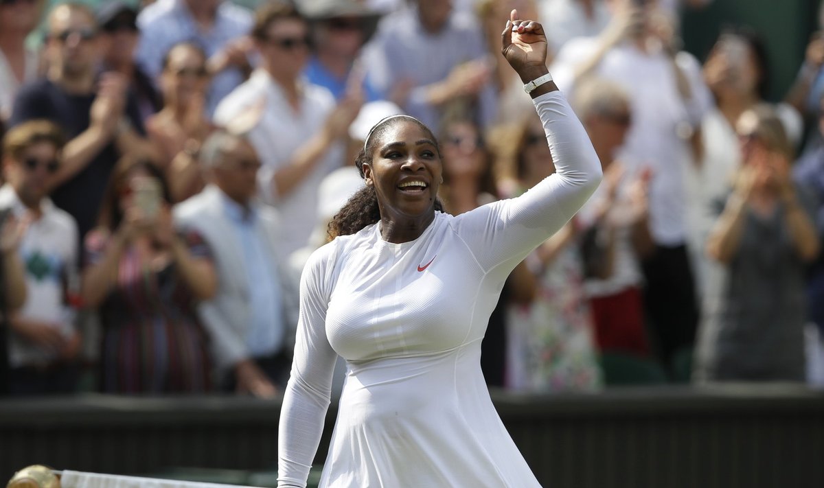 Serena Williams sammus taaskord finaali.