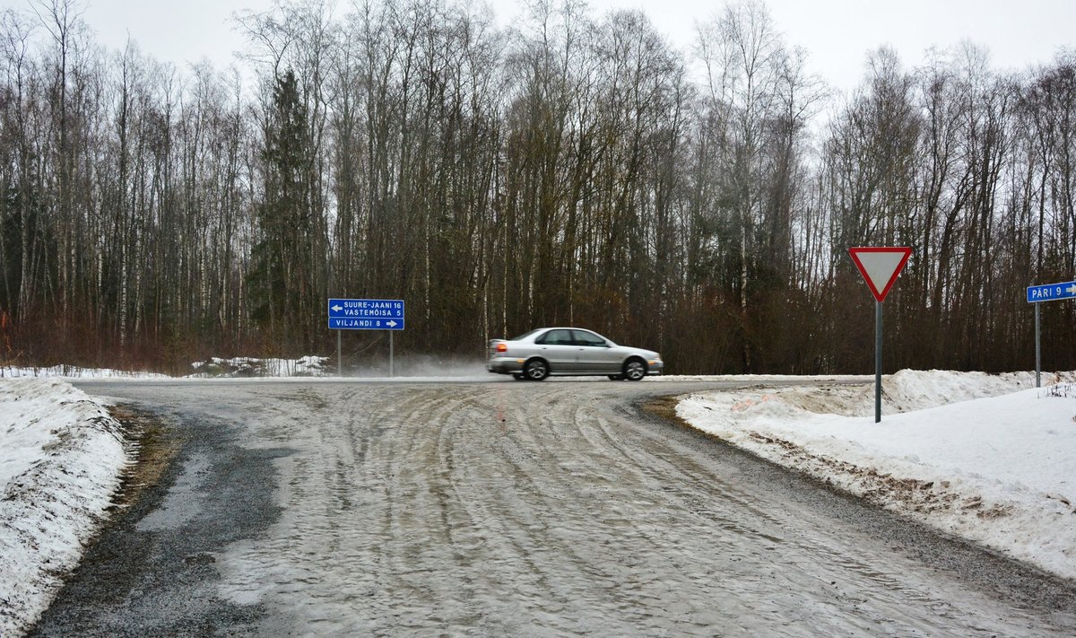 Jäised teed Põhja-Viljandimaal