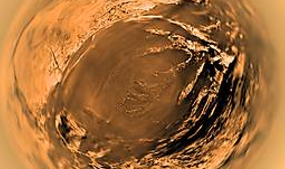 JÄINE KERA: Saturni suurim kuu Titaan on osutumas ainsaks taevakehaks peale Maa, kus leidub jõgesid ja järvi. EUROOPA KOSMOSEAGENTUUR