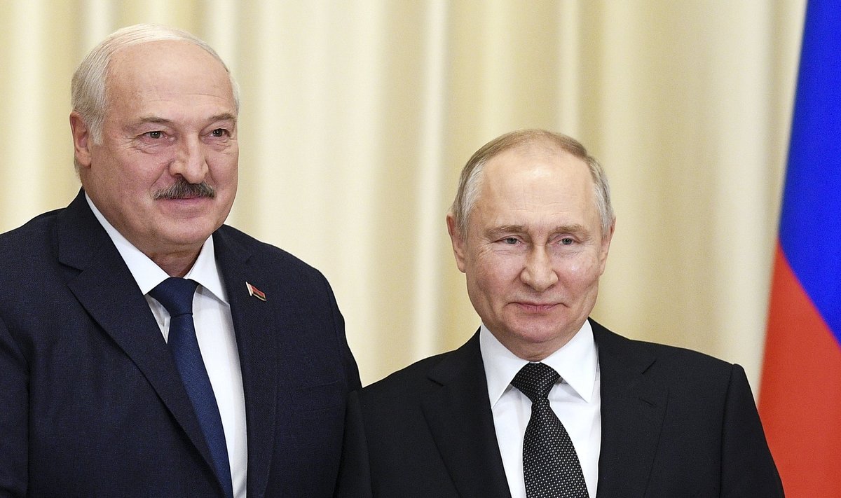 Valgevene president Aljaksandr Lukašenka, Venemaa president Vladimir Putin.