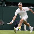 Roger Federer pääses ehmatusega, saades vastaselt loobumisvõidu