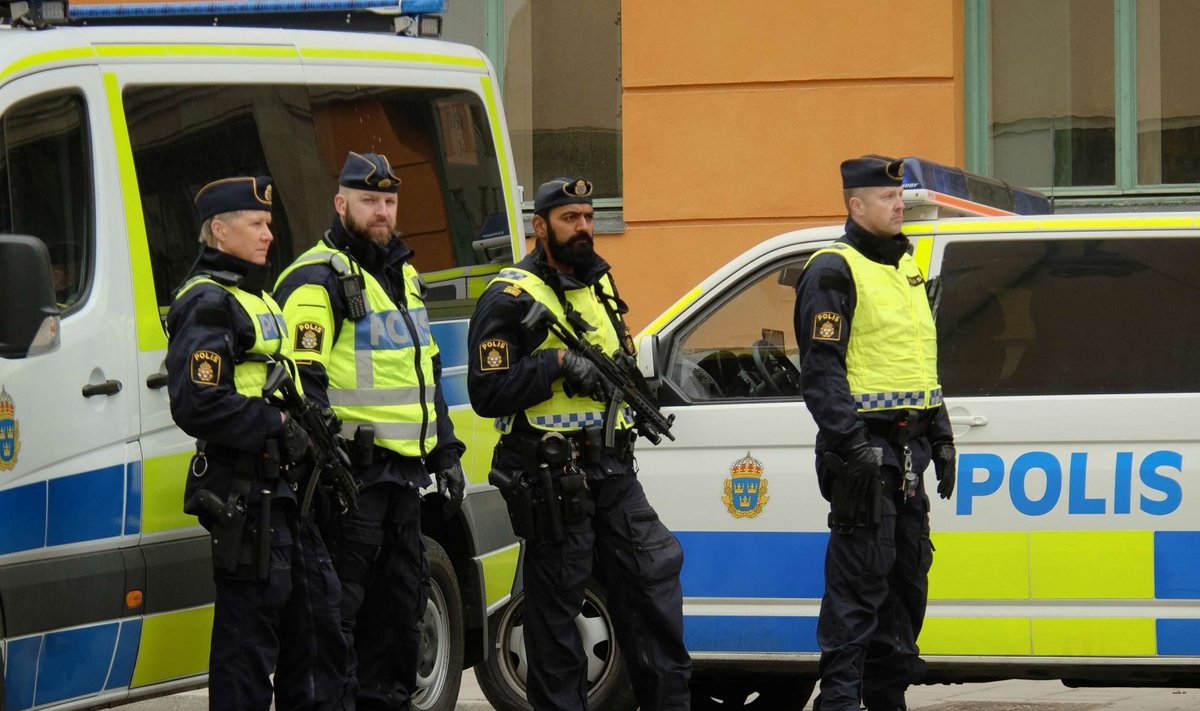 Stockholmi politsei pärast 2017. aasta terrorirünnakut