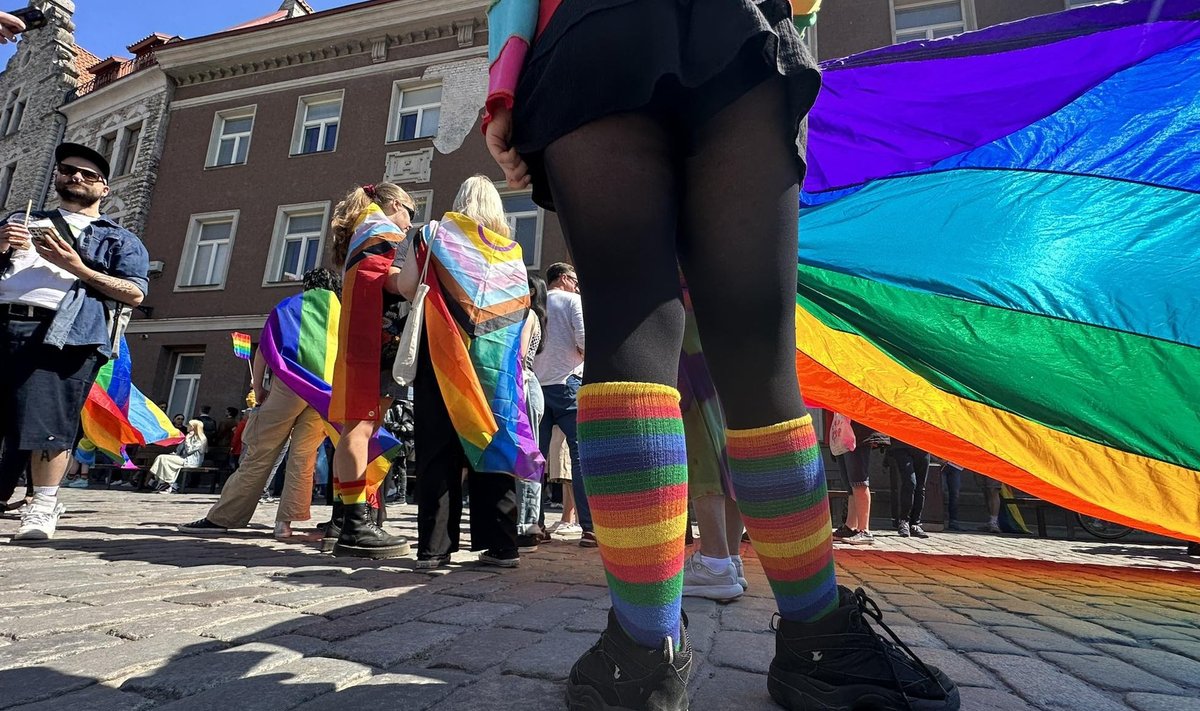 Baltimaade LGBT+ kogukonna meeleavaldus Baltic Pride peeti 10. juunil Tallinnas. Foto on illustratiivne.