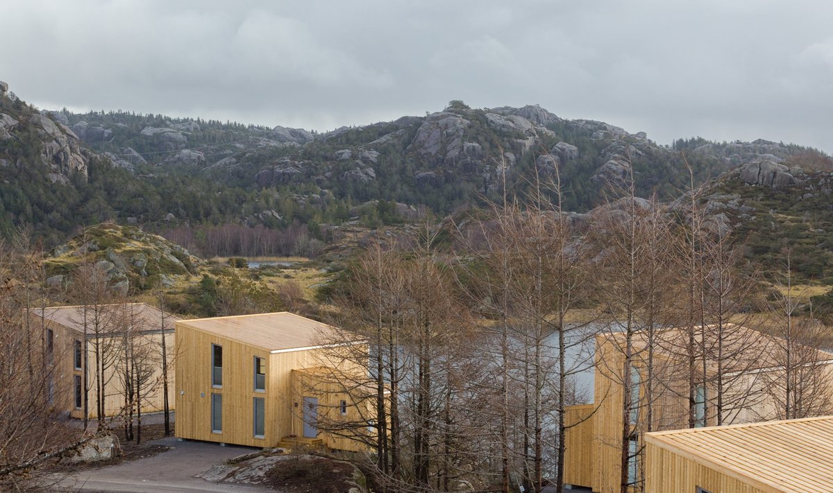 Nordic Houses KT OÜ. Vabaaja-majade arendusprojekt Norras, puitkarkass-elementmaja