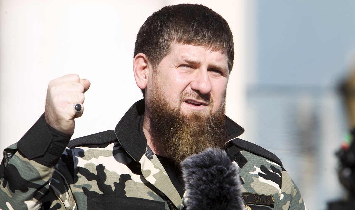 Ramzan Kadõrov märtsis oma sõduritele kõnet pidamas