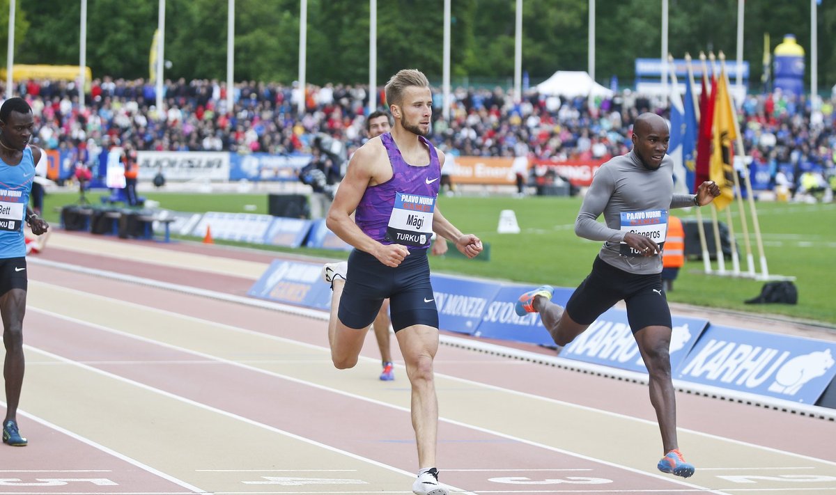 Rasmus Mägi Turus IAAF Challenge jõuproovil