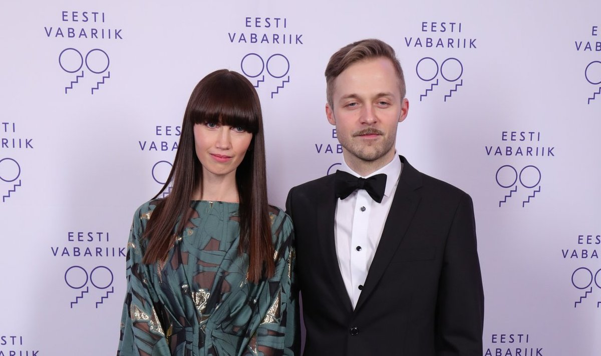 Eesti Vabariik 99 muusikajuht Erki Pärnoja ja pr Anna Põldvee