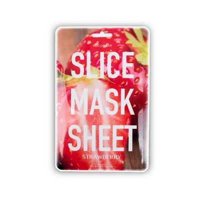 Kocostar Slice Mask Sheet Strawberry.Riidest maasikaviilumaskid nahale sära andmiseks. Lisaks tõstavad tuju ja võimaldavad Instagrami meeleoluka selfi teha. Maasikaviilusid on parasjagu nii palju, et neid sõbrannaga jagada. Ettevaatust! Joovastav aroom! Hind: 4,90 €