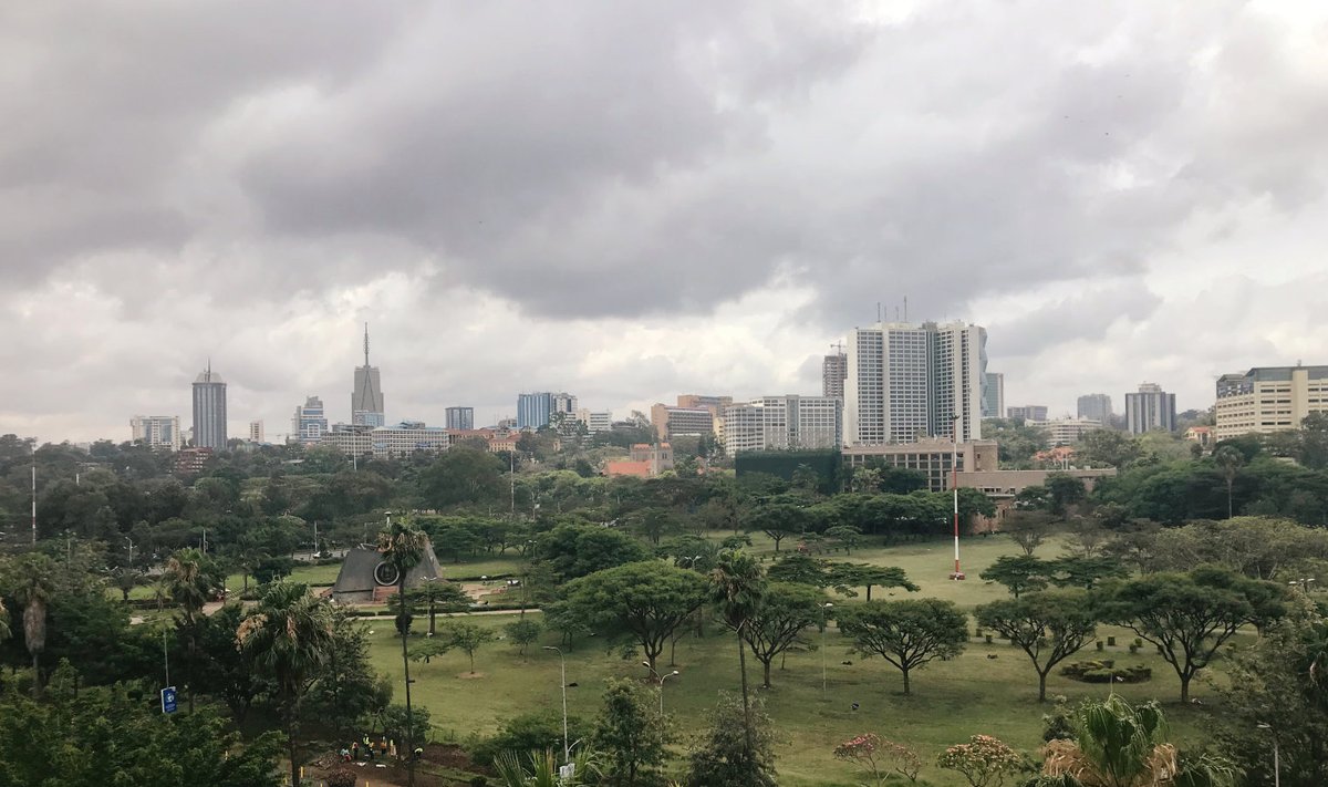 Pilved Keenia pealinna Nairobi kohal 1. detsembril 2018.