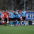 ВИДЕО | Невероятный гол! В Первой лиге Эстонии забили мяч ударом с центра поля