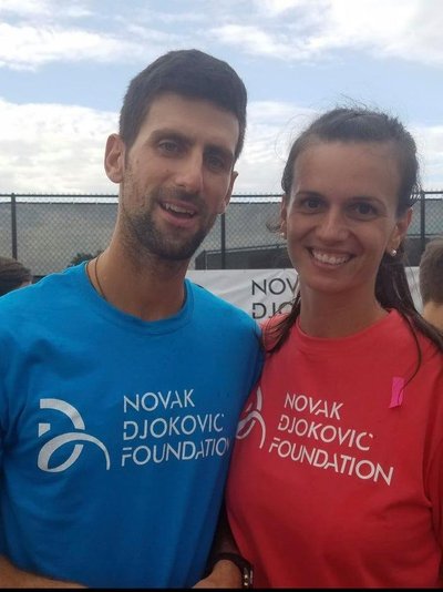 Miljana Jocic kuulus koos Novak Djokoviciga Serbia noortekoondisse ning on temaga ka hiljem lapsi treenides koostööd teinud.