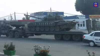 Т-72Б с надписью "За Донбасс"