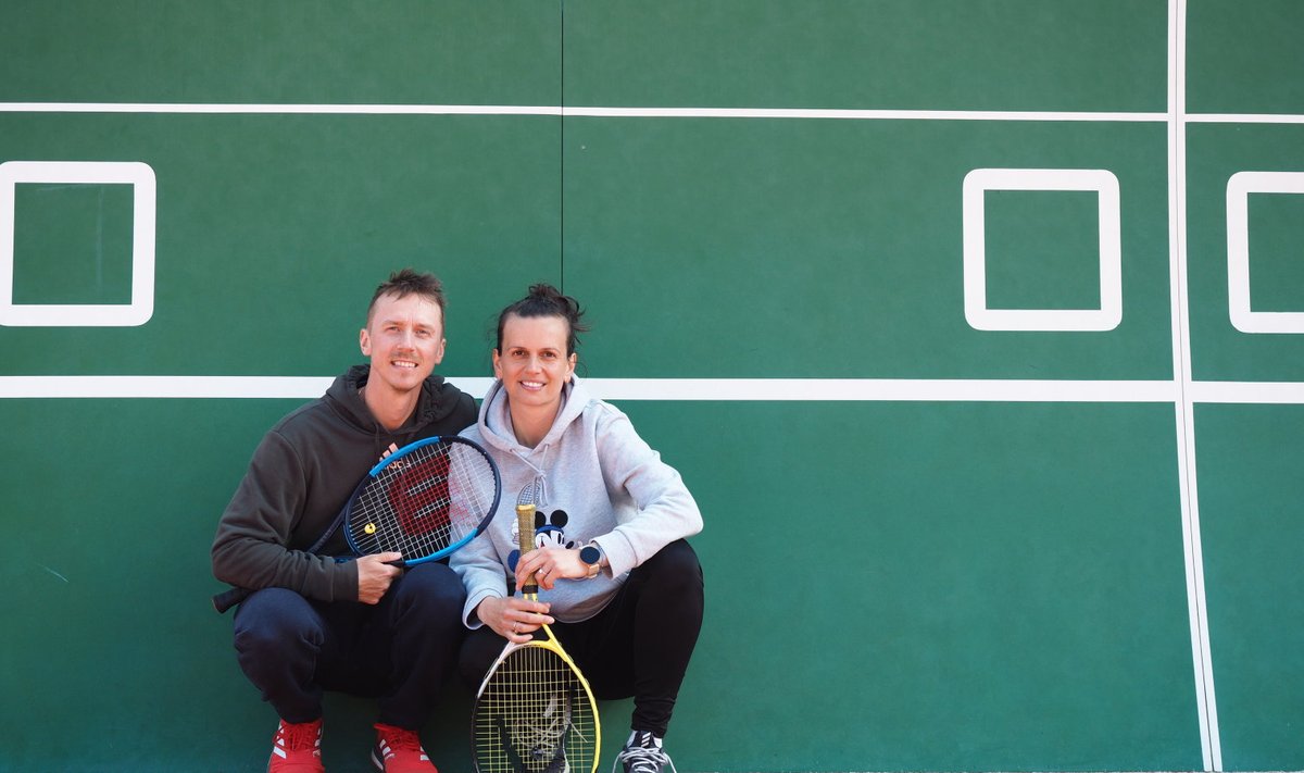 Uno Lapimaa ja Miljana Jocic töötavad koos USTA tenniseakadeemias Tondi tennisekeskuses.