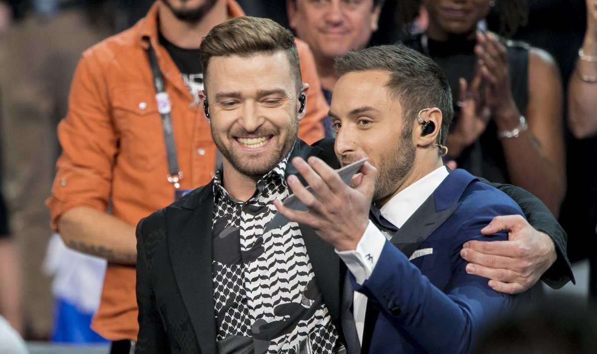 Justin Timberlake ja Måns Zelmerlöw