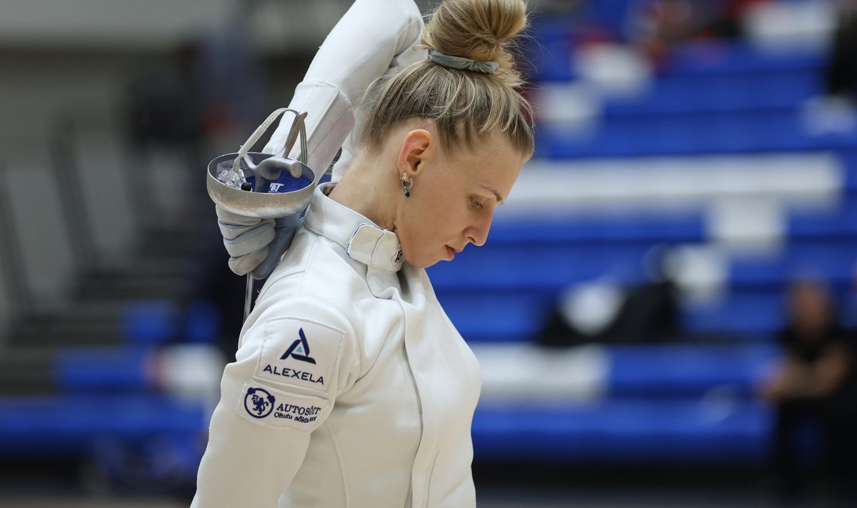 Katrina Lehisele tuli viies Eesti meistritiitel raskelt.