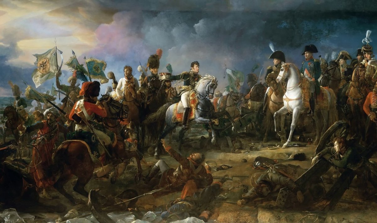 François Gérardi maal „Austerlitzi lahing, 2. detsember 1805“