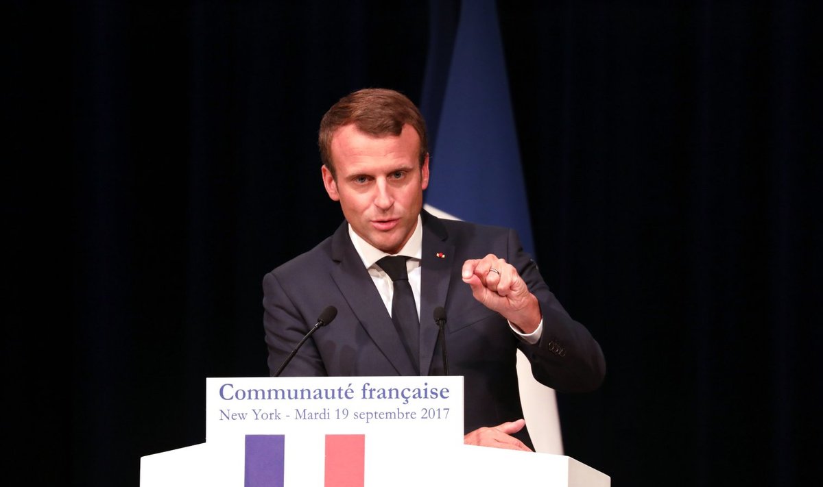 Prantsusmaa president Emmanuel Macron 