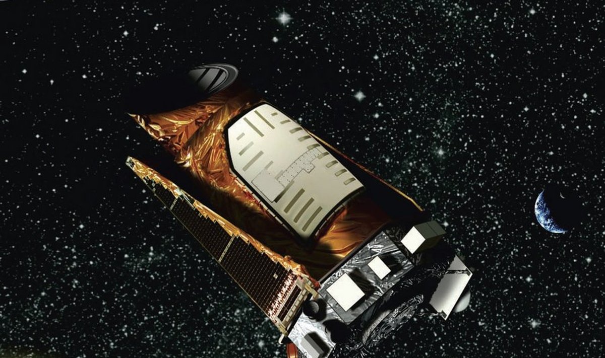 Kepleri teleskoop kosmoses, kunstniku nägemuses