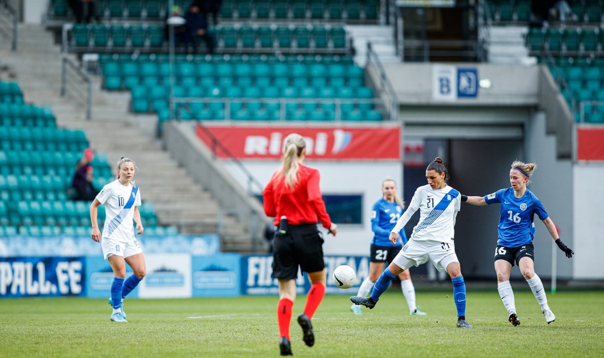 Eesti - Kreeka naiste jalgpalli MM-valikmäng