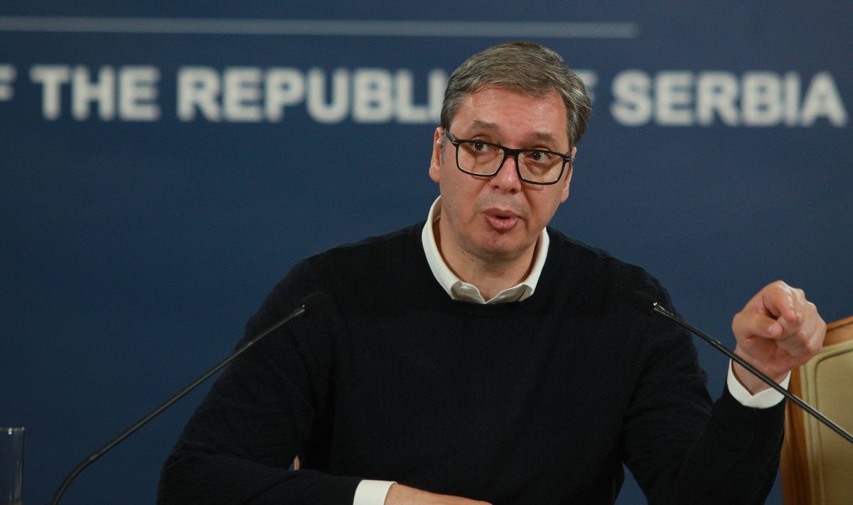 Serbia president Aleksandar Vučić