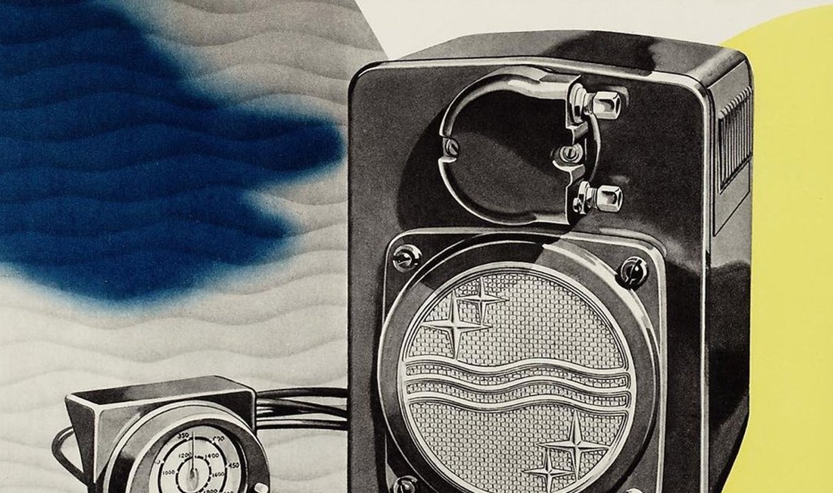 Philipsi autoraadio reklaam aastast 1937. 