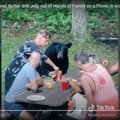 JAHMATAV VIDEO | Karu ühines inimeste piknikuga ja pistis pähklivõiga saiu