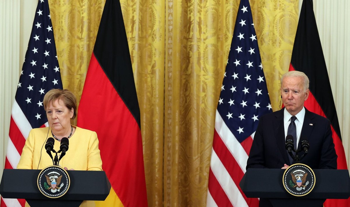Biden võõrustas Merkelit Valges Majas tõenäoliselt tema viimasel ametlikul visiidil.