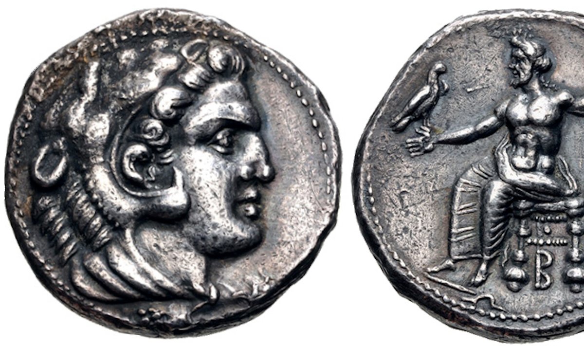 Aleksander Suure kujutis mündil