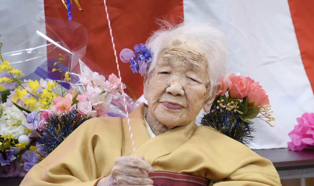 Tanaka oma 117. sünnipäeval (Foto: REUTERS)