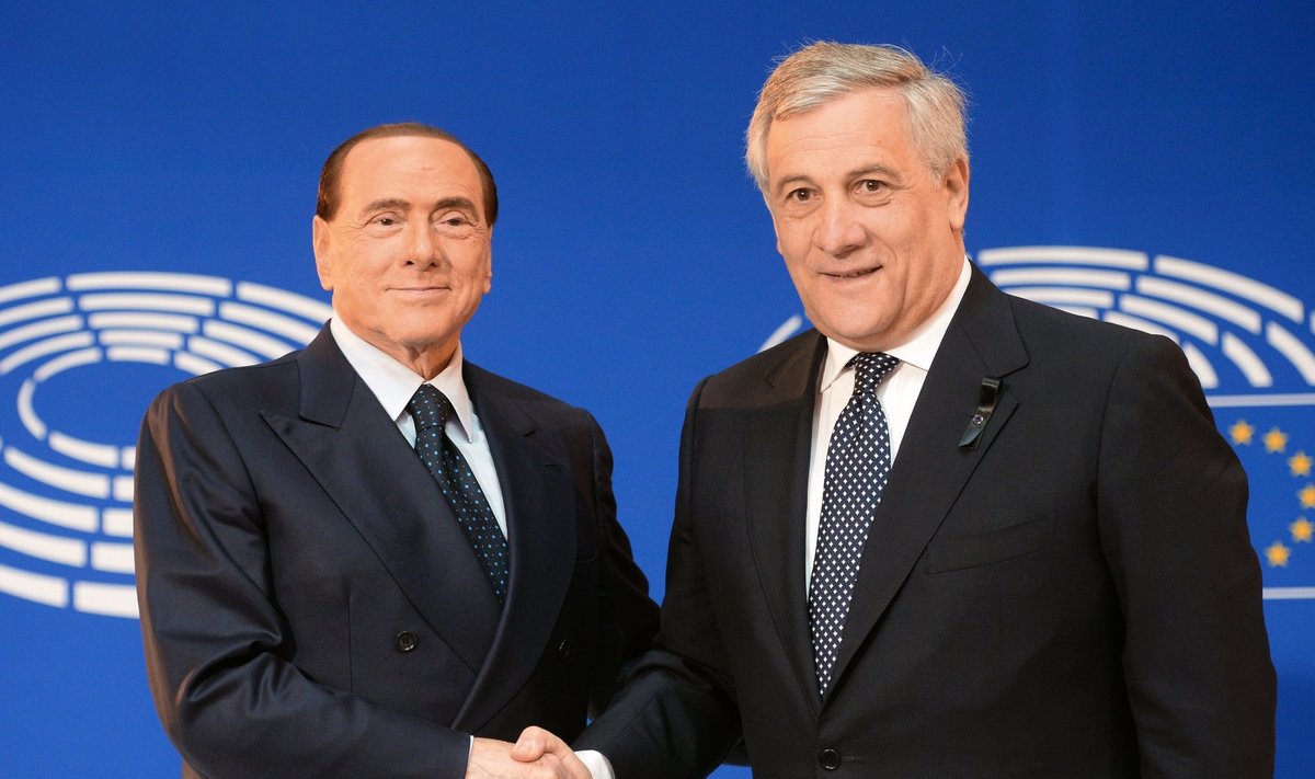 Silvio Berlusconi ja Antonio Tajani